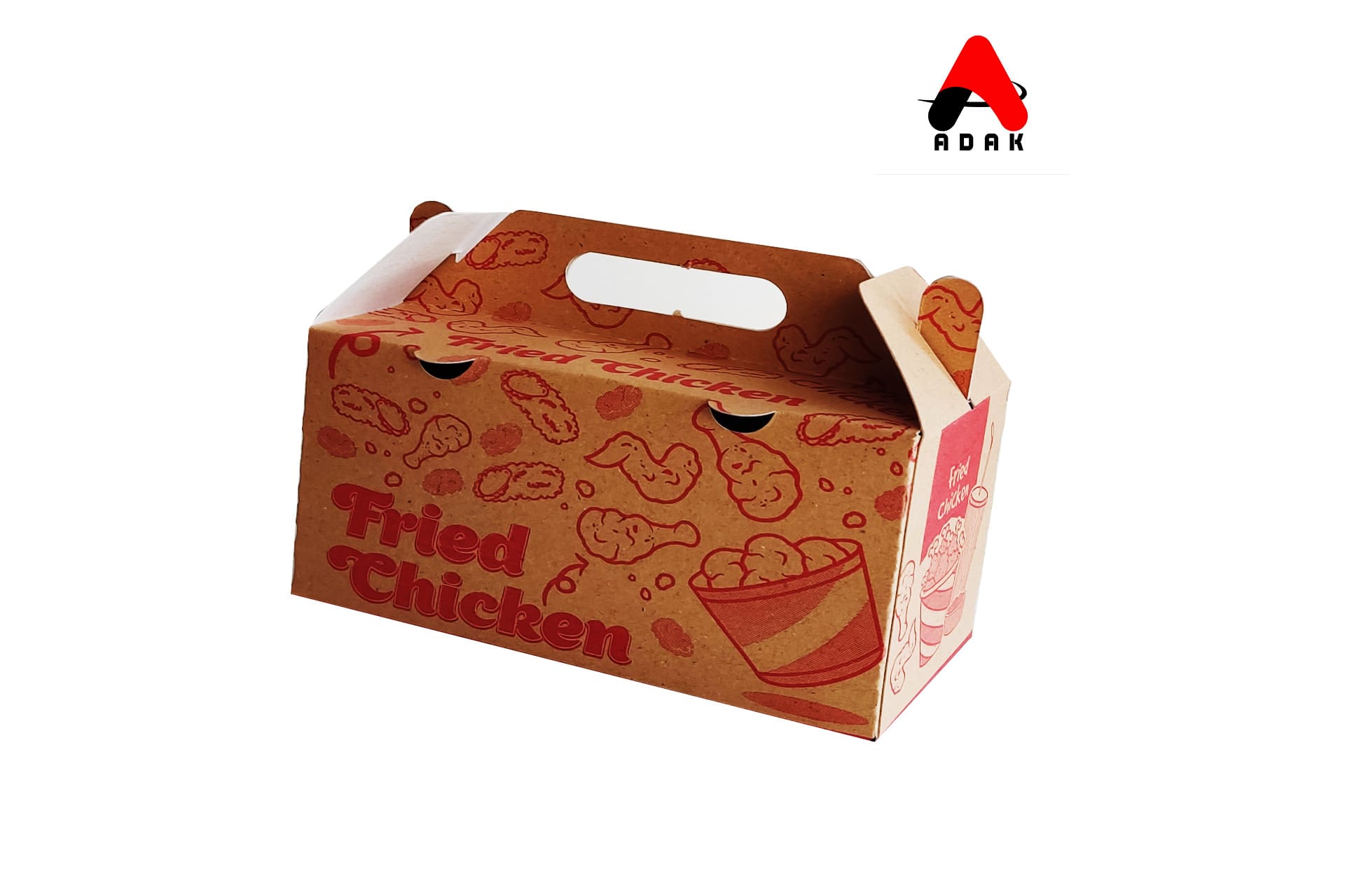 خرید جعبه سوخاری دسته دار با بهترین قیمت در فروشگاه اینترنتی آداک پک