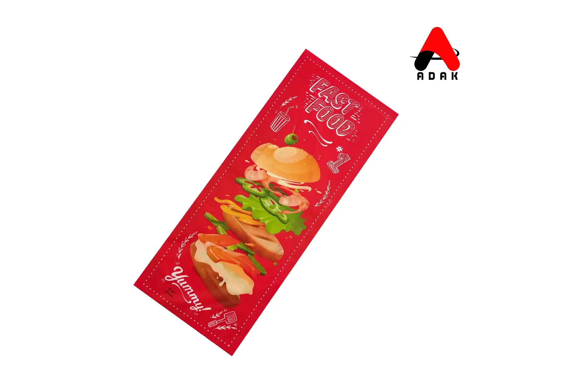 خرید پاکت ساندویچ شفاف چاپی با بهترین قیمت از آداک پک