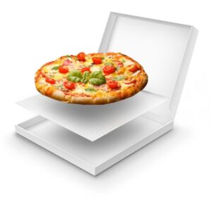 کاغذ زیر پیتزا